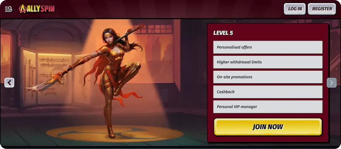 allyspin casino vip